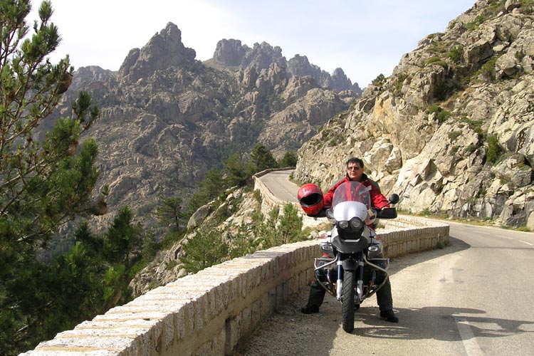 Auf der D268 nhe Col de Bavella