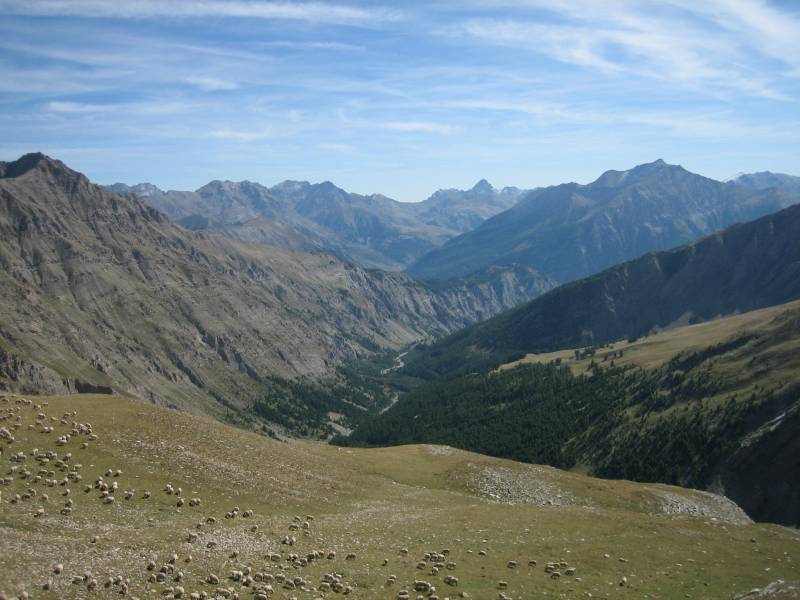 Auffahrt zum Col de Parpaillon