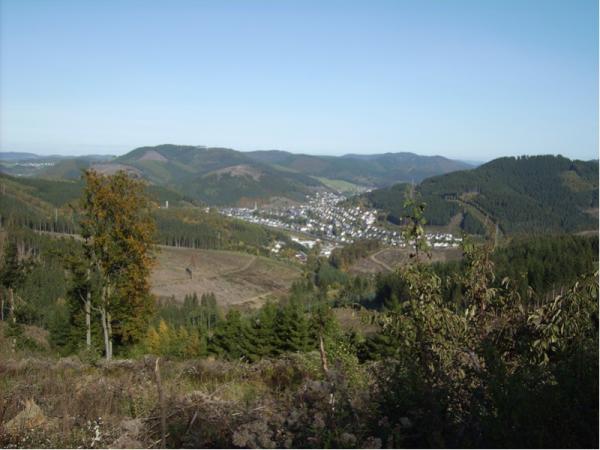 Ausblick von der Hohenbracht nach Altenhunden