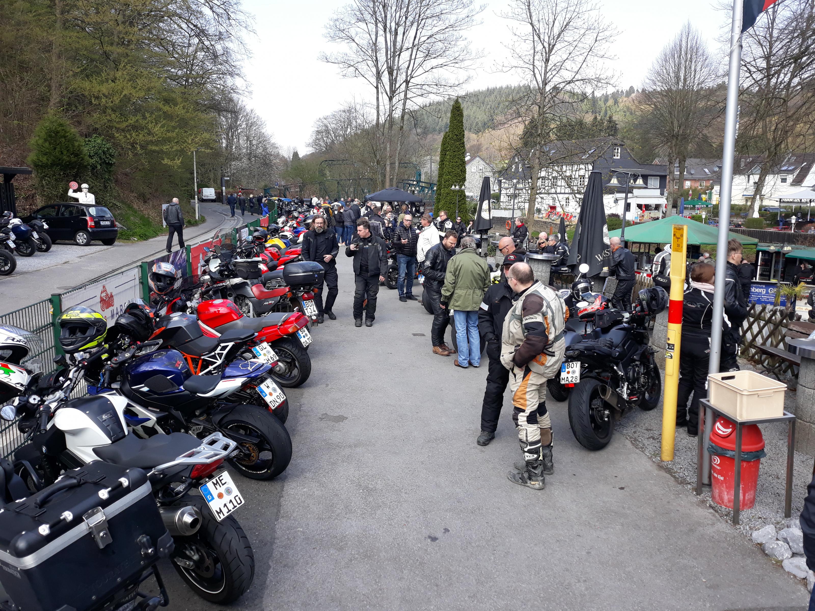 Bikers day im Cafe Hubraum