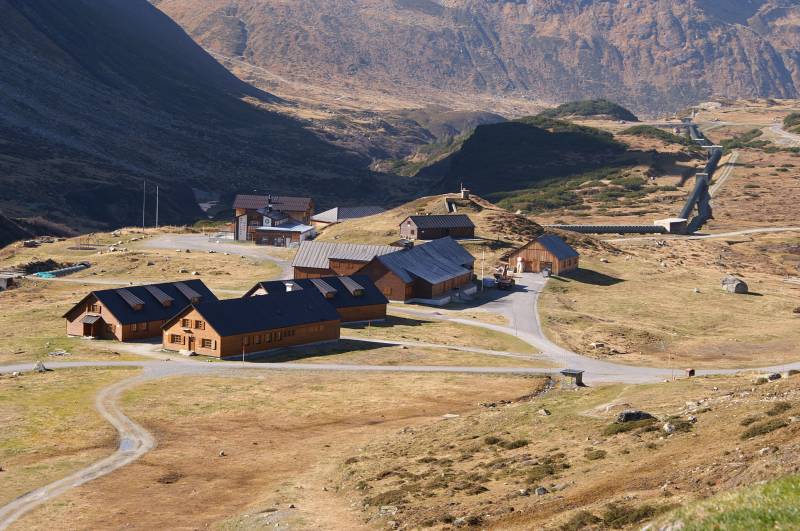 Blick in Tal vom Silvrettastausee