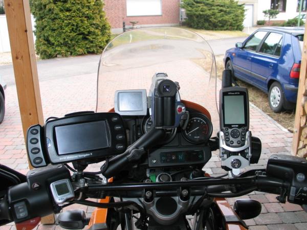 Cockpit mit Navis und Camera