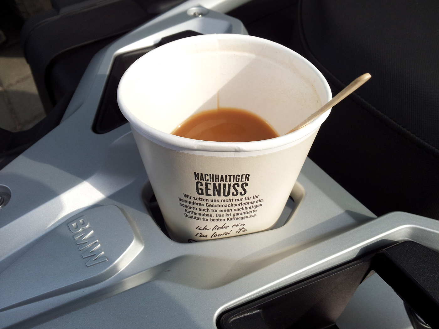 Cupholder im praktischen Einsatz