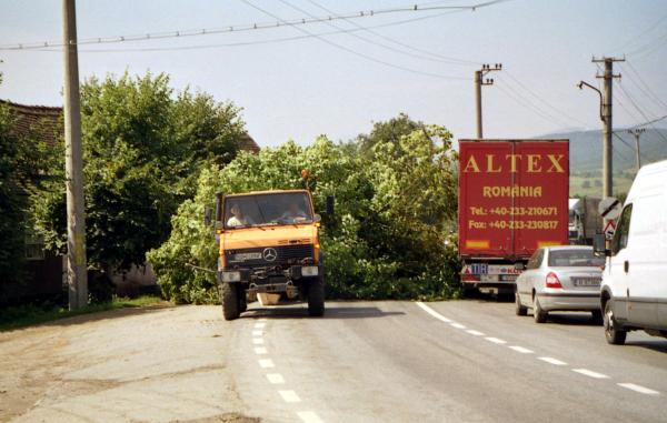 Die Anreise zu den Bergen mit "Gegenverkehr"