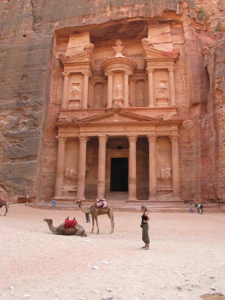 Die Felsentempel von Petra in Jordanien. Es war die Hauptstadt der Nabatäer ab 500 v.Chr.
Eines der schönsten Orte der Welt - muss man gesehen haben