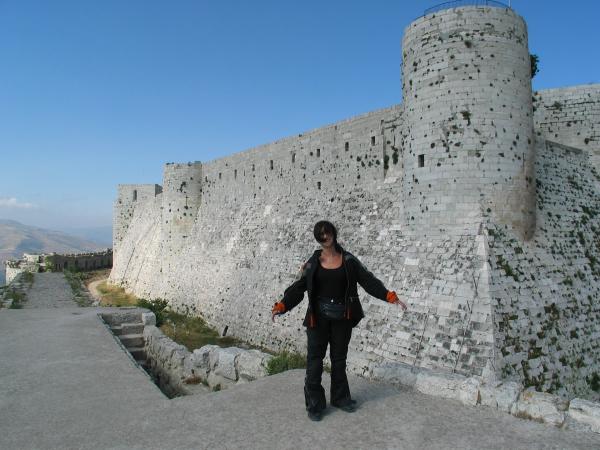 Die größte bestehende Kreuzritterburg der Welt
Krak Chevaliers in Syrien