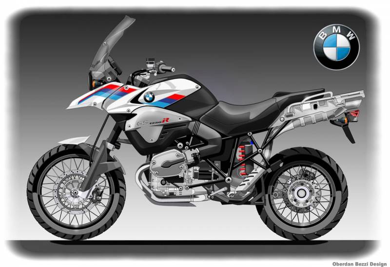 die neue 1250GS als Designstudie.....