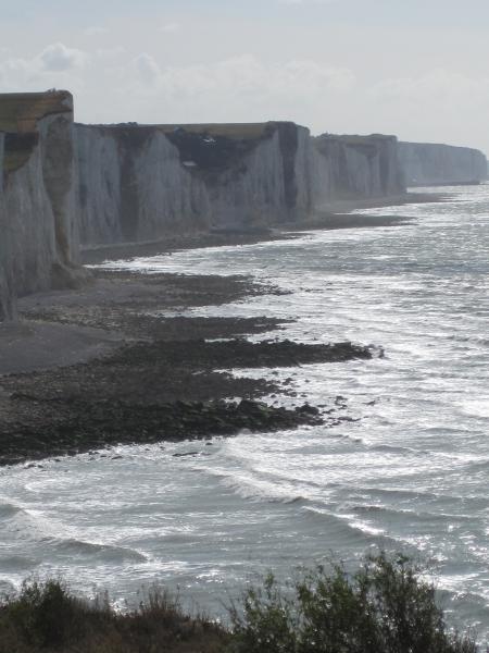 Dover??? Nein, Küste bei Ault, Normandie