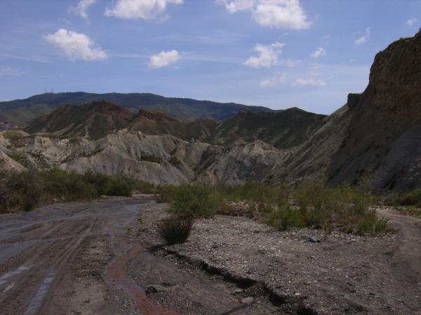 durch die Rambla de Tabernas