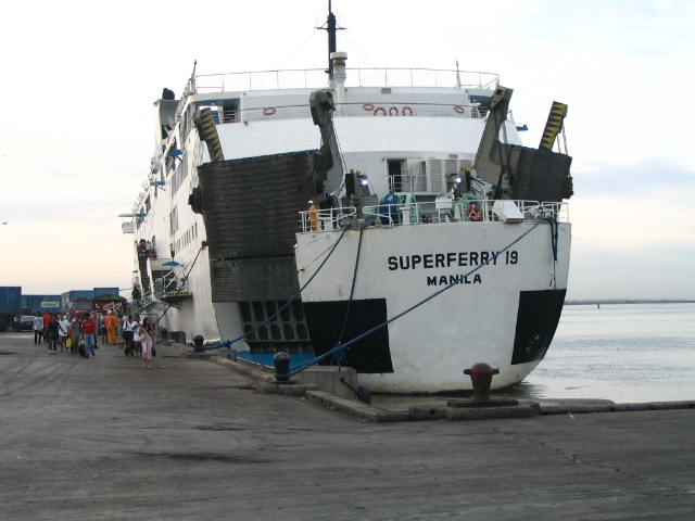 Einschiffung in Cebu