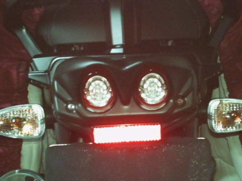 Flat Twin Doppelrcklicht 1200 GS in schwarz...