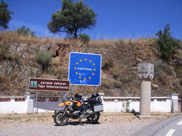 Grenzübergang nach Portugal bei Alcantara