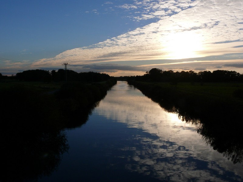 Herbstlicher Sonnenuntergang