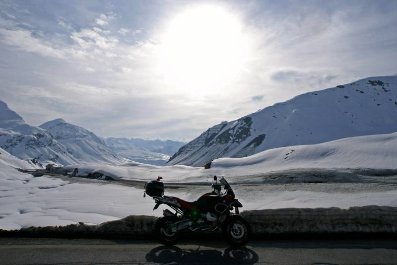 Julierpass April 2009