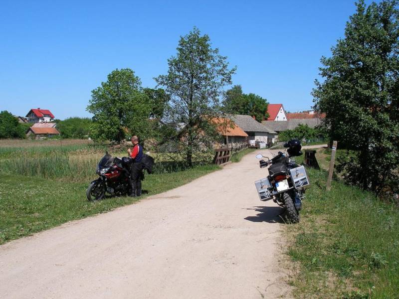 kleine Rast auf dem Weg durch Masuren