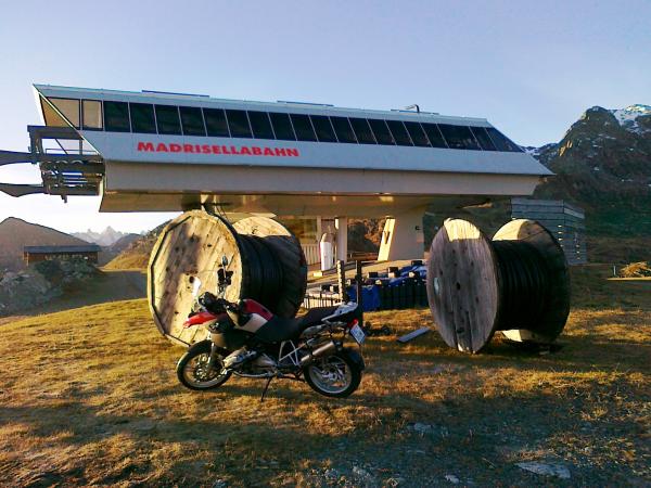 mein arbeitsplatz, madrisellabahn bergstation
silvretta montafon