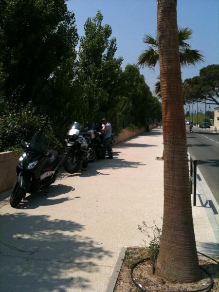 mit den Bikes nach St. Tropez Juli10