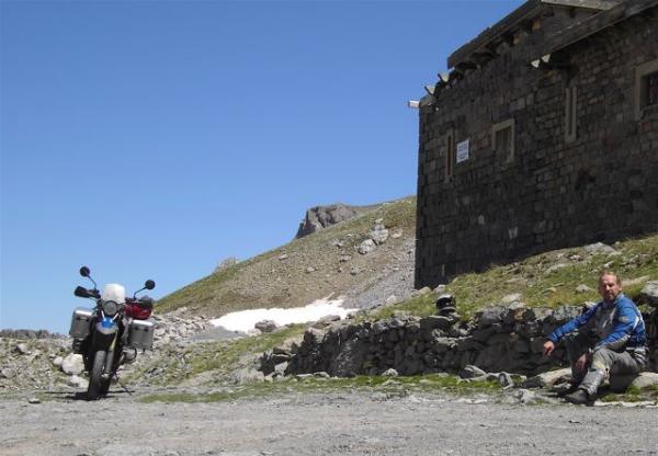 Mittags um 12 auf dem Col de la Bonette