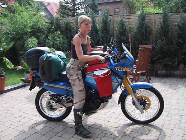 "Packtest" vor Spanien-Reise 2003