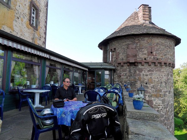 Pause auf der Trendelburg.