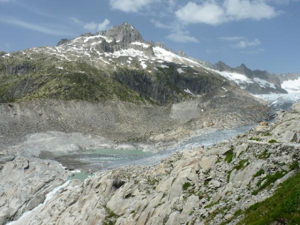 Rhone Gletscher am Furka Pass