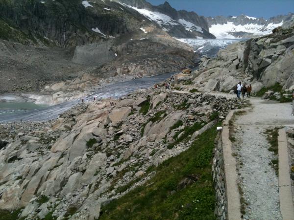 Rohnetal-Gletscher Schweiz Juli2010