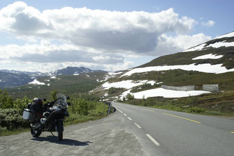 Schnes Wetter in Norwegen