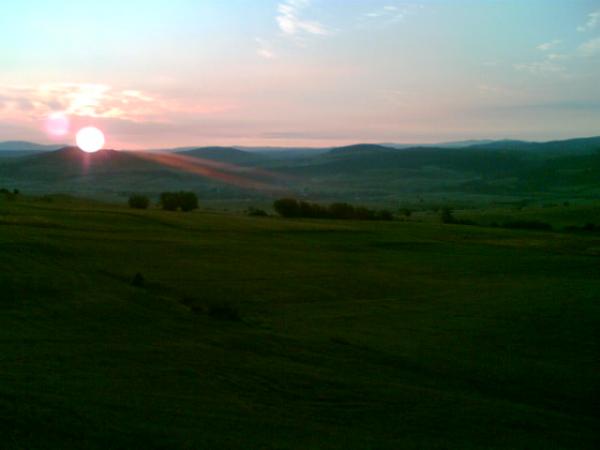 Sonnenaufgang in den Karpaten