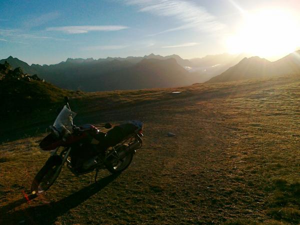 sonnenaufgang silvretta montafon