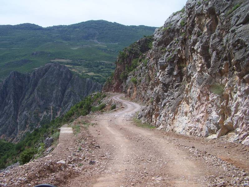 Strecke Peshkopi-Kukes