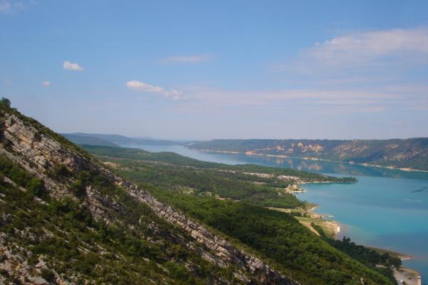 Tolle Sicht auf den Lac de Ste-Croix