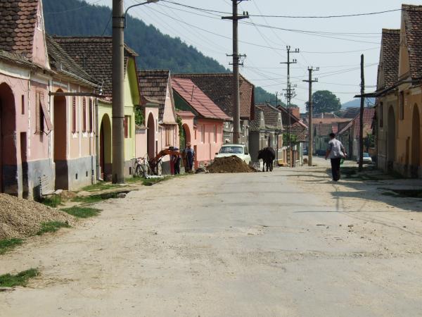 Typisches rumänisches Dorf(abseits)