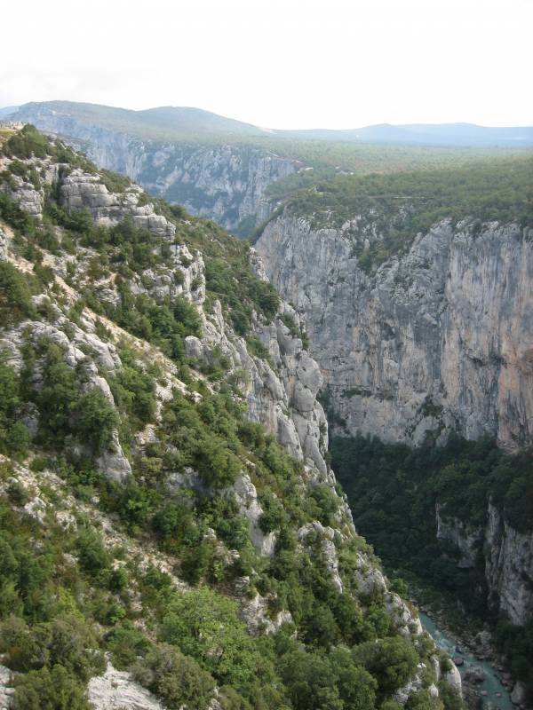 ...und nochmal Blick in die Verdonschlucht